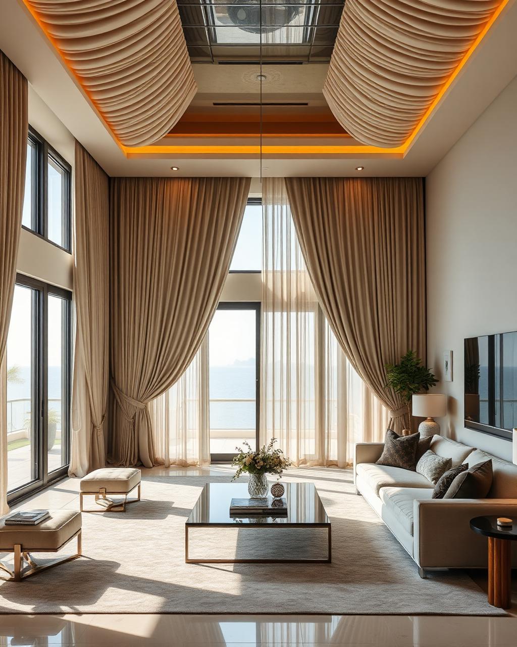 Wave Curtains + Sheers